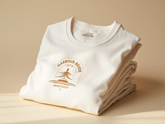 Comfortable Harbour Bridge Café branded T-shirts available in various sizes
